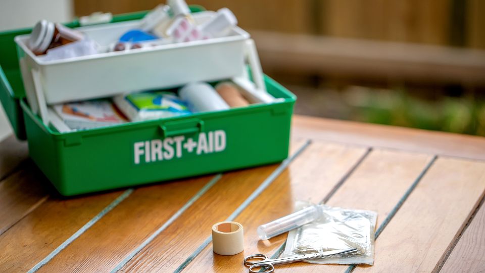 What are in first aid kits